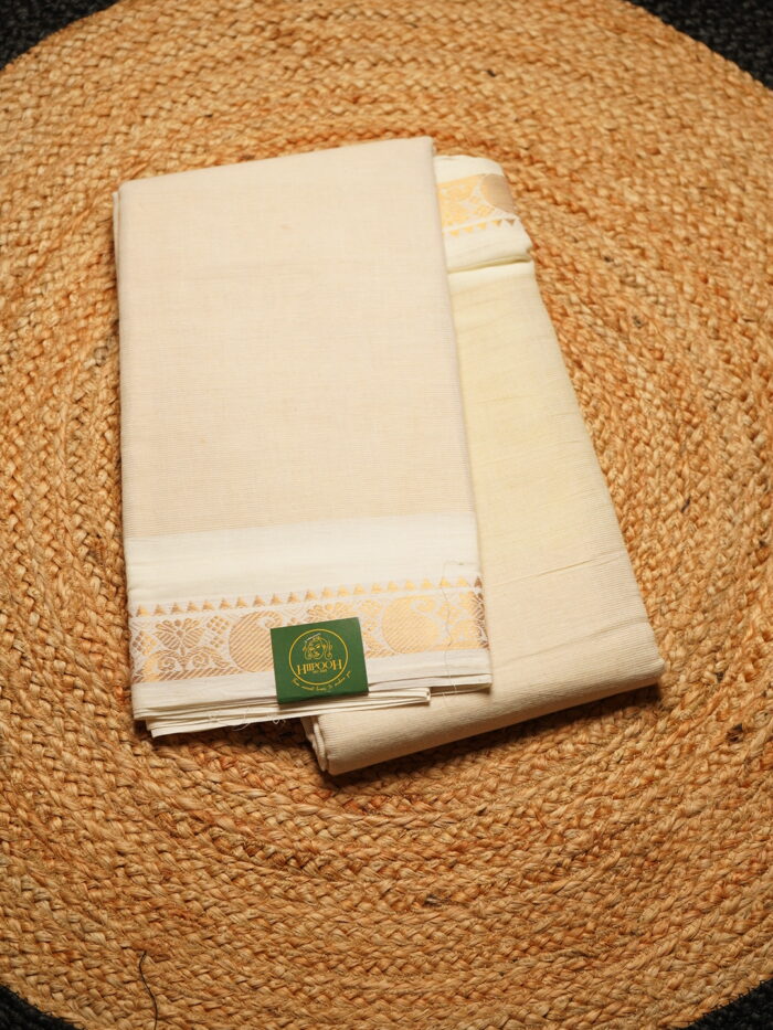 இமானி WHITE HANDLOOM TISSUE COTTON