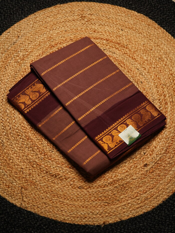 ராஹினி VELTHARI HANDLOOM PURE SUNGUDI COTTON SAREE